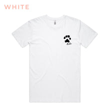 Load image into Gallery viewer, Paw Print Tee White
