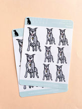 Load image into Gallery viewer, Little Rover Custom Pet Colour Sticker Sheet (Pack of 2) Dog

