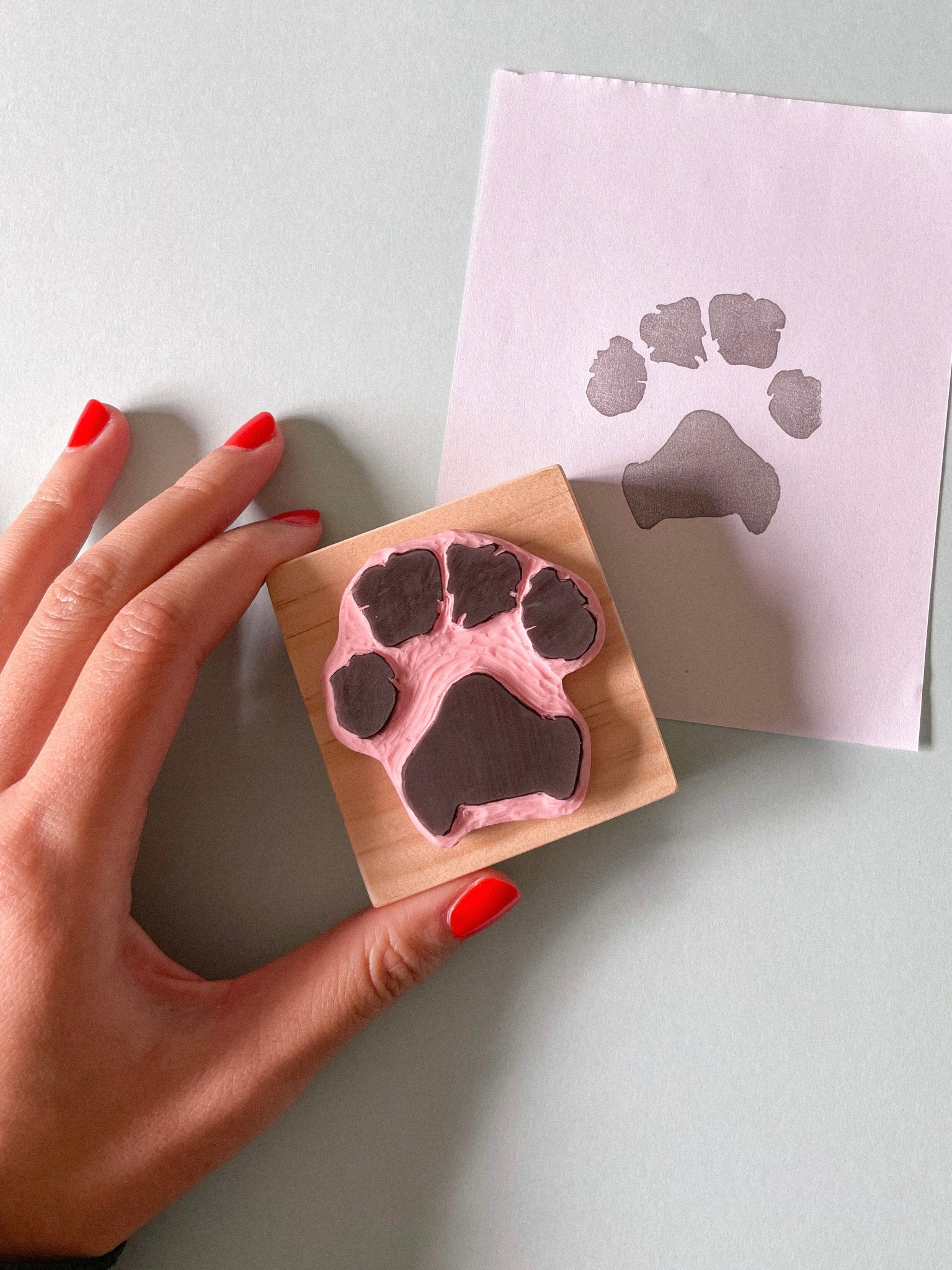 Animal Paw Print Self-Inking Stamp
