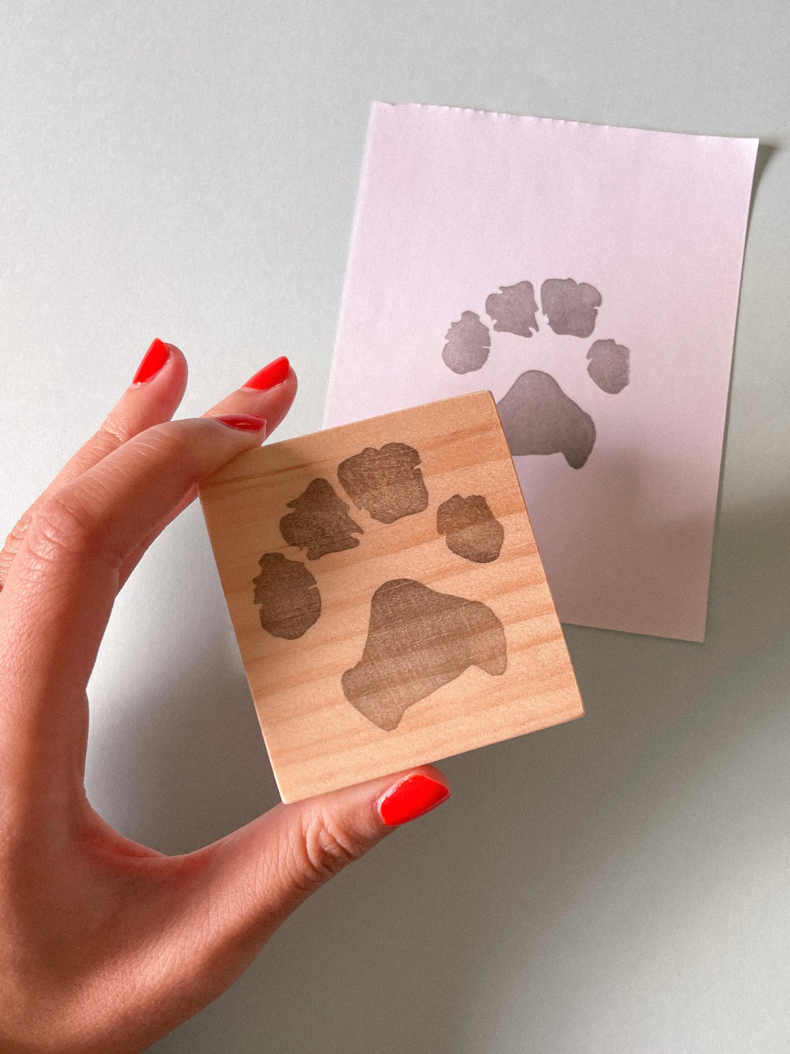Animal Paw Print Self-Inking Stamp